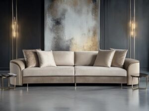 Modern Luxury Beige Sofa