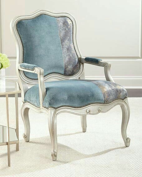 Modern Patchwork Accent Chair