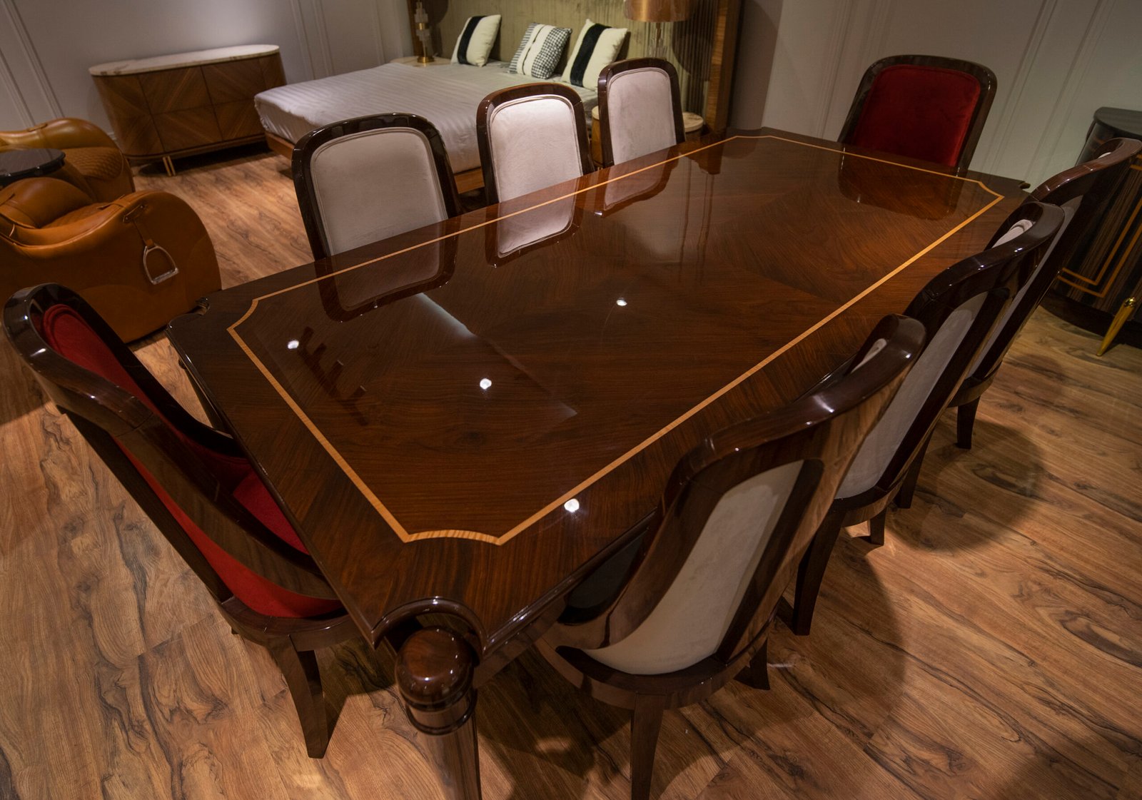 Luxury 8-Seater Dining Table Set - Image 3