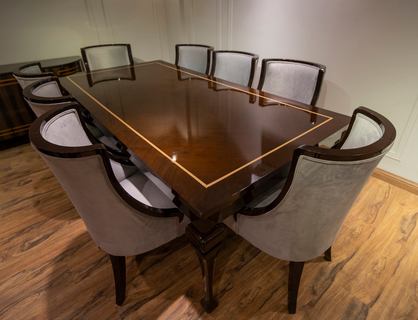 Luxury 8-Seater Dining Table Set