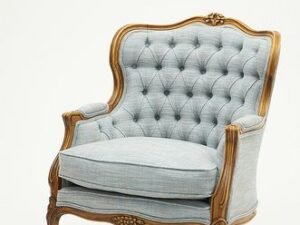 Classic Beige Lounger Chair