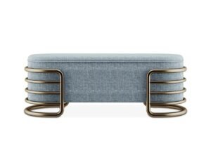 Artistic Marble Swirl Bench