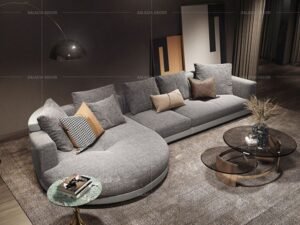 Milano Curve Sectional Sofa