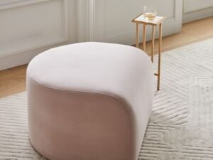 Modern Upholstered Pouf