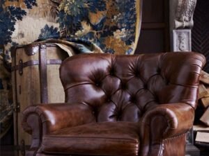 Chesterfield Leather Armchair