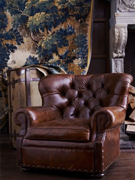 Chesterfield Leather Armchair