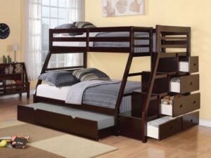 Milano Wooden Bunk Bed with Storage Drawers