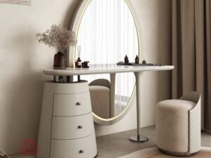 Dressing Table With Drawer Tower