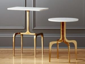 Luna Luxe Marble Side Table