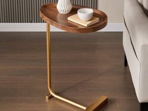 Aurelia Modern Metal End Table