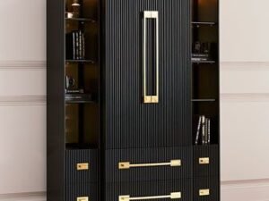 Noir Luxe Book Rack