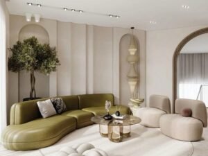 Olive Arc Modular Sofa Set