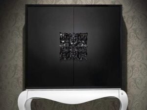 Noir Elegance Luxury Display Cabinet