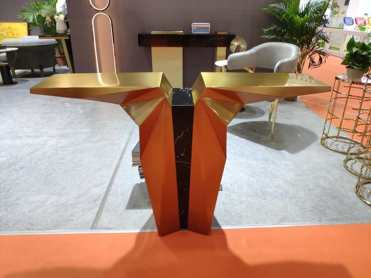 Aurelio Sculptural Console Table