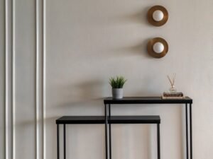 Linea Noir Minimal Console Set