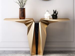 Aurelia Sculptural Console Table