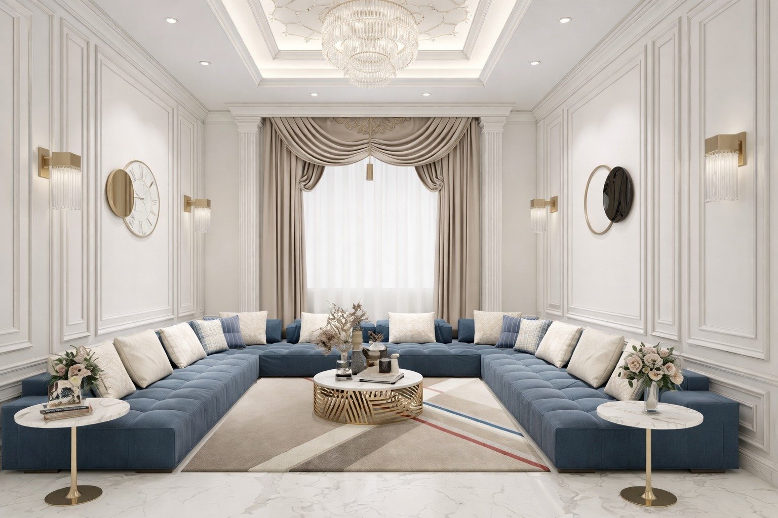 Sapphire Regency Tufted Suite