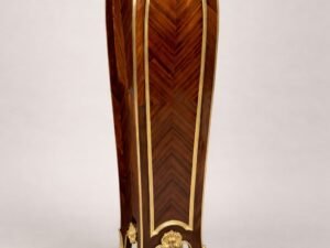 Regal Chevron Inlay Display Pedestal