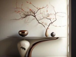 Serene Curve Console Table